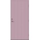 pastelinės violetinės spalvos durys, lauko