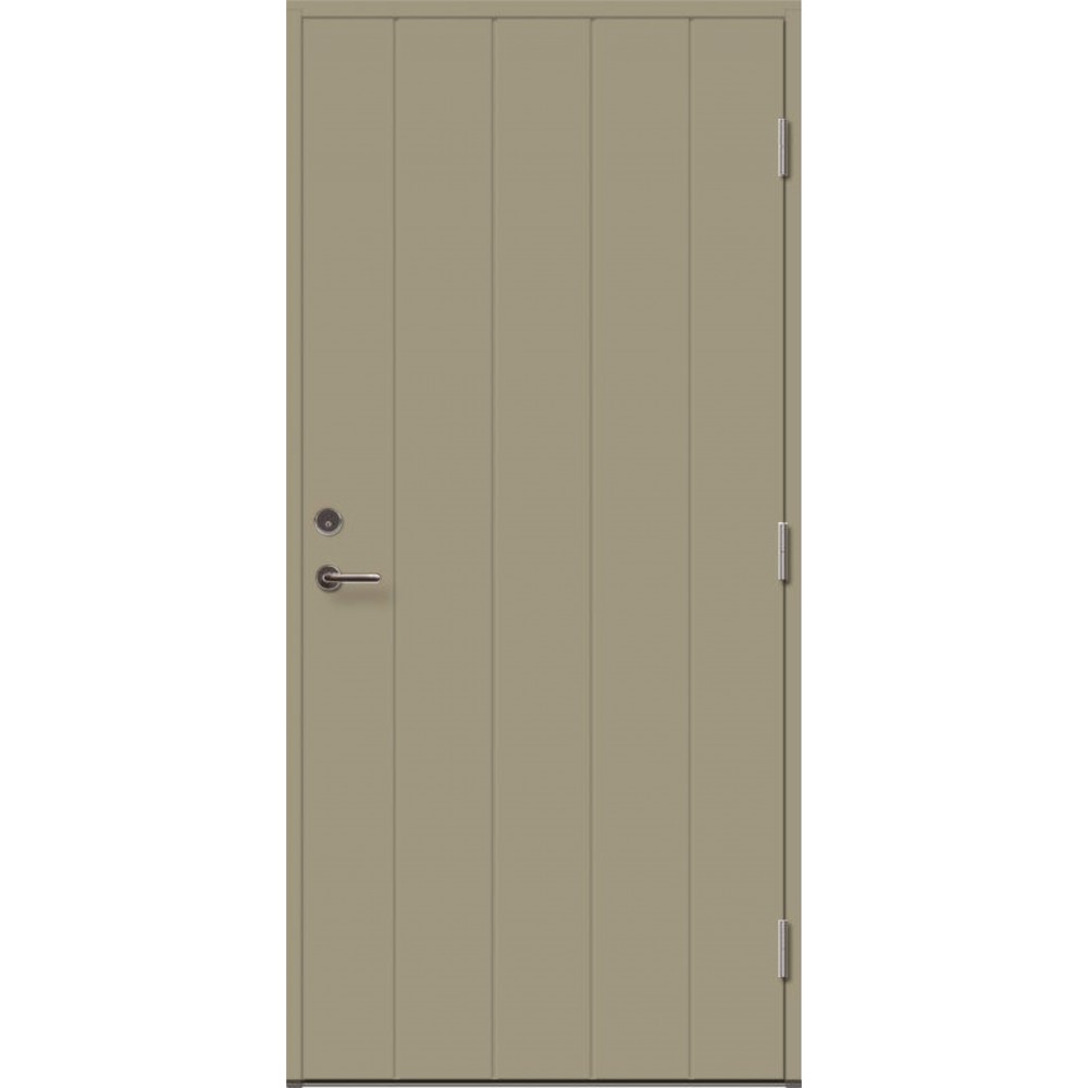 šviesiai pilkos spalvos durys, modernaus dizaino