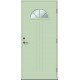 pastelinės žalios spalvos durys, su Spyna ASSA 565