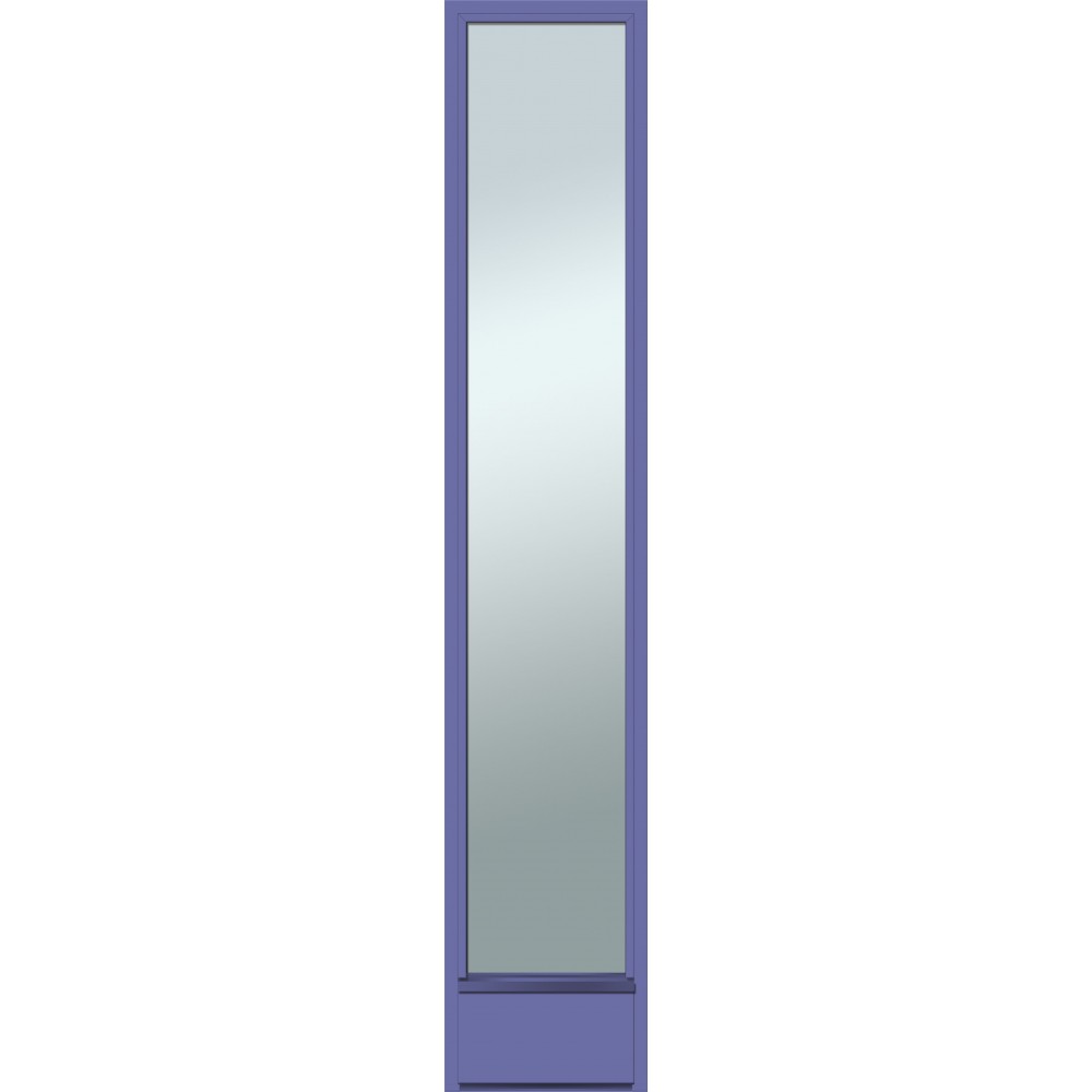 violetinės spalvos vitrina 300 X 2100, skandinaviško dizaino