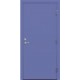 violetinės spalvos metalinė lauko durys VMT-0, Spyna ASSA 565