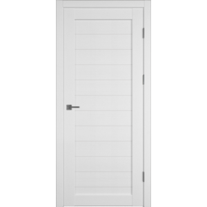 Ekofaneruotės vidaus durys baltos spalvos su struktūra - ATUM 6