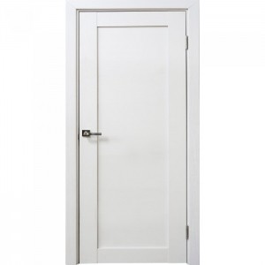  Vidaus durys su nat. ąžuolo faneruote, baltos spalvos - ZERO