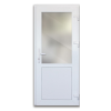 PVC lauko durys WDS, baltos stiklintos