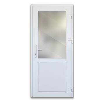 PVC lauko durys WDS, baltos stiklintos