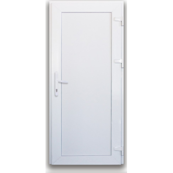 PVC lauko durys WDS su užpildu, baltos