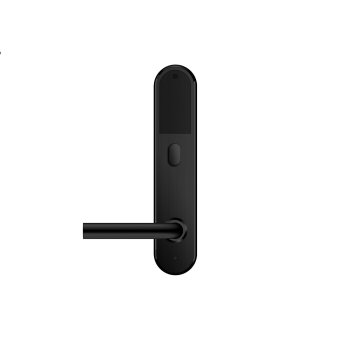 Išmanioji durų rankena iNOVO SMART HV65B (Waterproof IP55) tinka skandinaviškam (ASSA) standartui Juoda