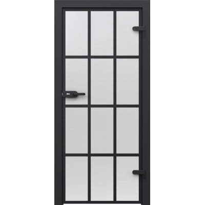 Įstiklintos vidaus durys su skirtukais GLASS
