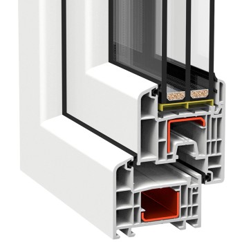 FRAMEX profilio  PVC balkono durys