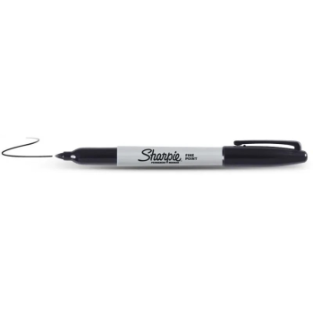 Permanentinis markeris Sharpie Fine 1mm, Juodas